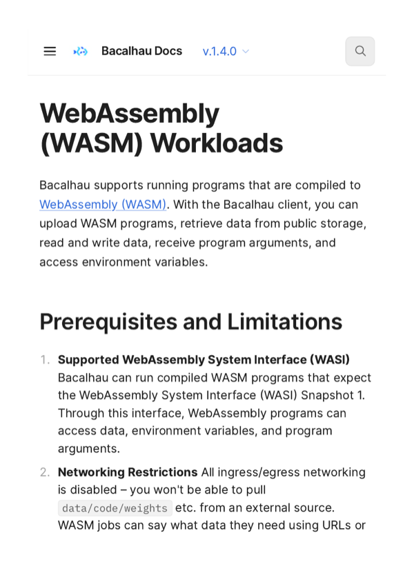 Running WASM Workloads