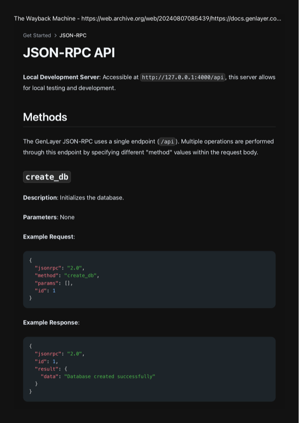 JSON-RPC API Reference