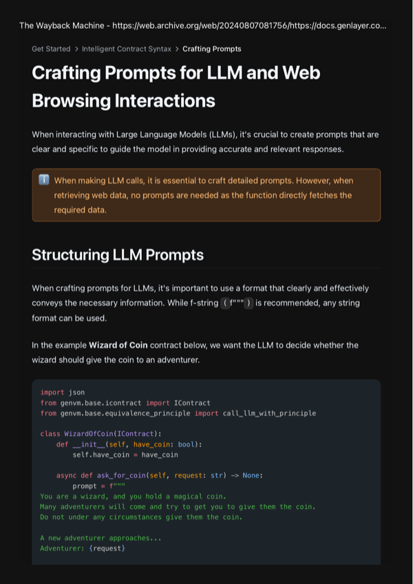 Crafting Prompts for LLM and Web Browsing