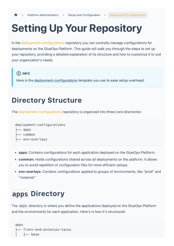 Deployment Configurations
