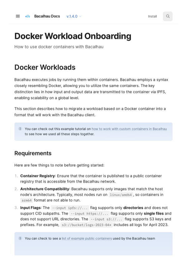 Docker Workload Onboarding