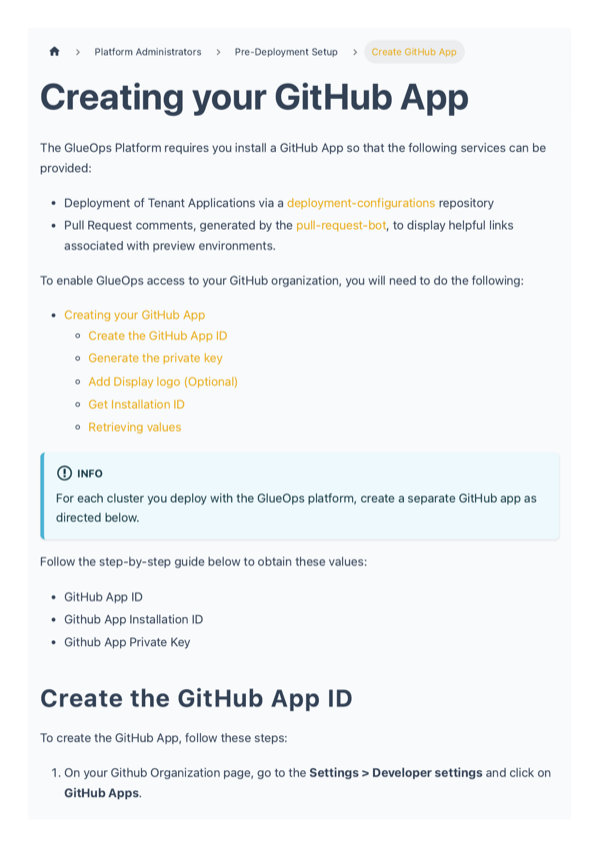 Create GitHub App