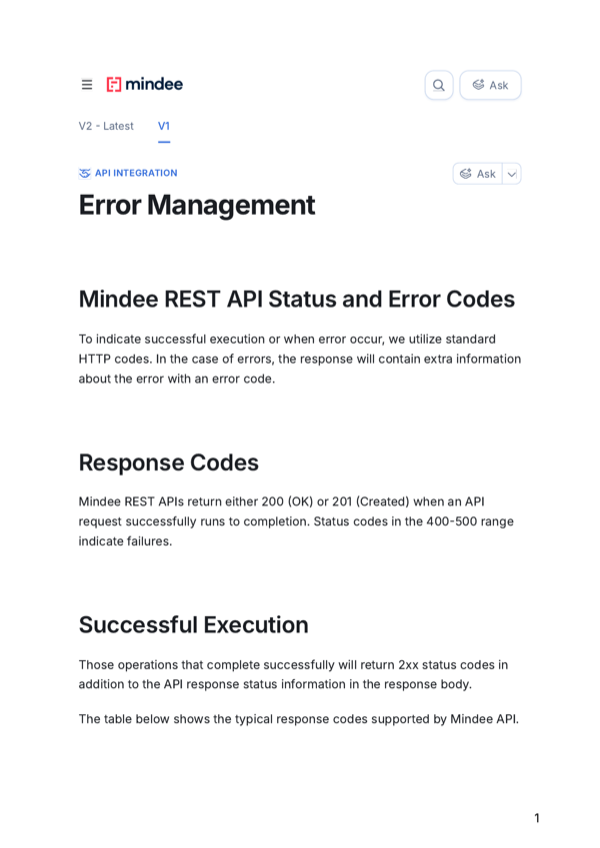 Error Management